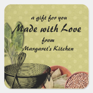 Adesivo Quadrado chique bowl whisky ervas aromáticas especiarias et