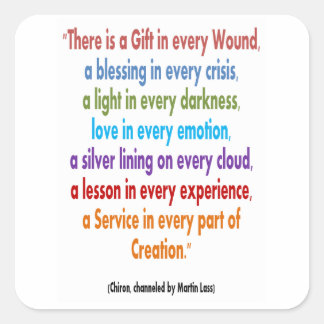 Adesivo Quadrado ChIRON Chennel : Palavras Sensíveis Mantêm-se na v