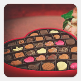 Adesivo Quadrado Chocolate 