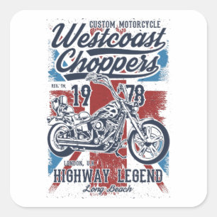 Adesivo Quadrado Choppers Westshore