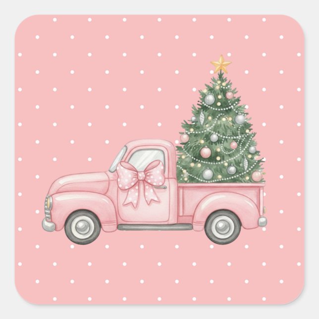 Adesivo Quadrado Christmas (Frente)