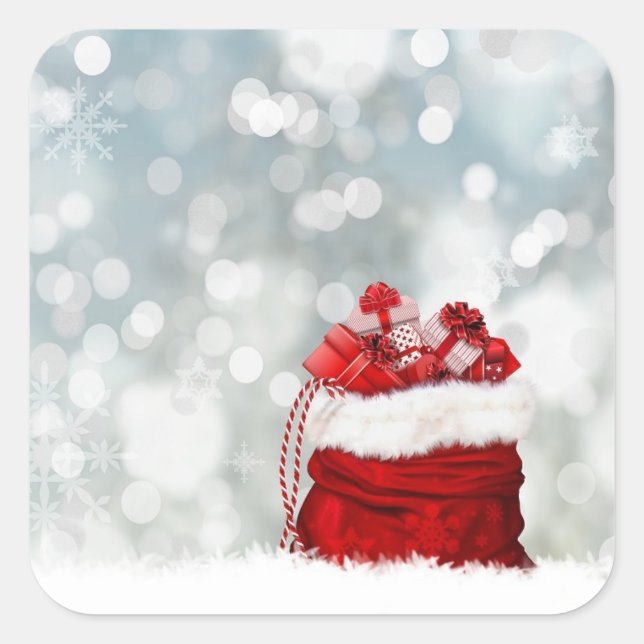 ADESIVO QUADRADO **CHRISTMAS** GIFT STICKER (Frente)