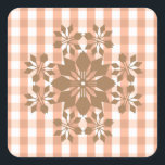 Adesivo Quadrado Christmas Jubilee<br><div class="desc">Design de padrão gráfico elegante para um dia especial. Sinta-se um ar adorável no quarto.</div>