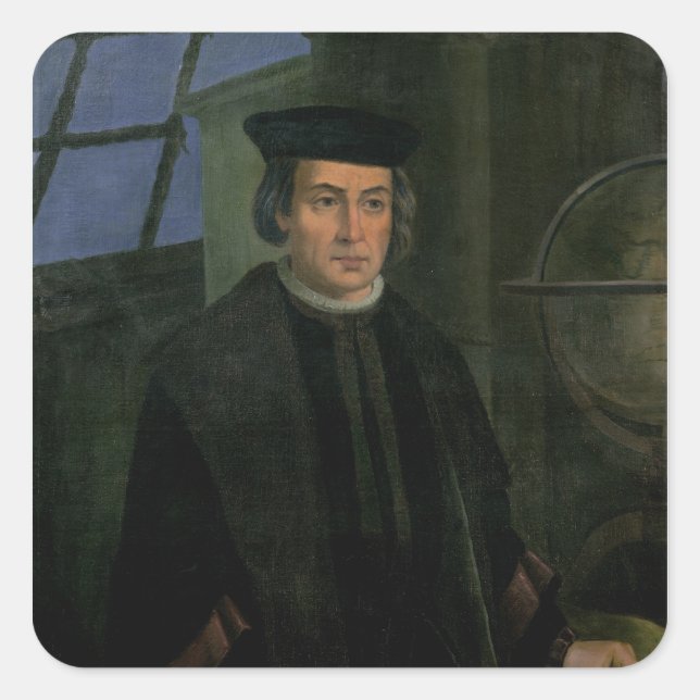 Adesivo Quadrado Christopher Columbus (Frente)