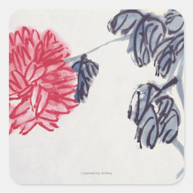 Adesivo Quadrado Chrysanthemum (Frente)