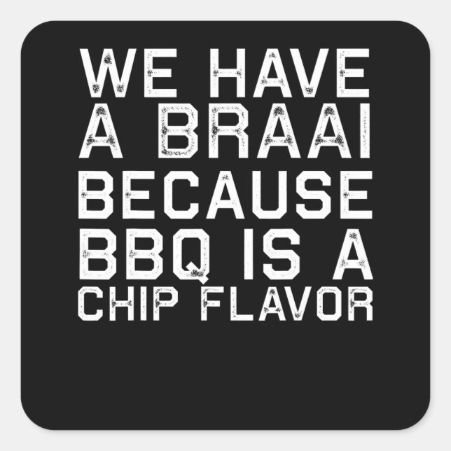 Adesivo Quadrado Churrasco | Presente de CHURRASCO Familiar da Áfri (Frente)