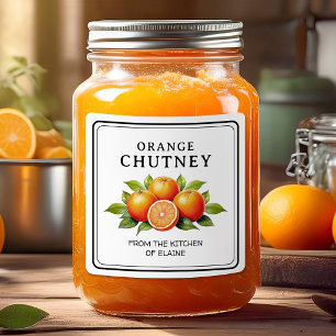 Adesivo Quadrado Chutney de laranja