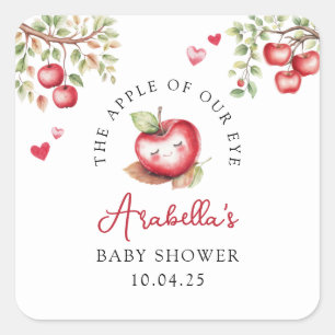 Adesivo Quadrado Chuva de Bênçãos para o Bebê