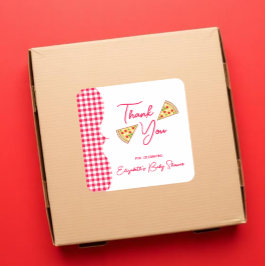 Adesivo Quadrado Ciao Baby Italian Baby Shower