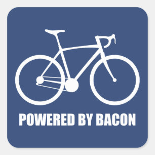 Adesivo Quadrado Ciclismo De Bacon