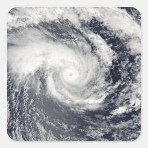 Adesivo Quadrado Ciclone tropical Edzani no indiano sul Oce
