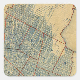Adesivo Quadrado Cidade de NewYork