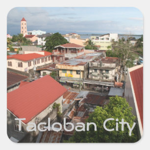 Adesivo Quadrado Cidade de Tacloban