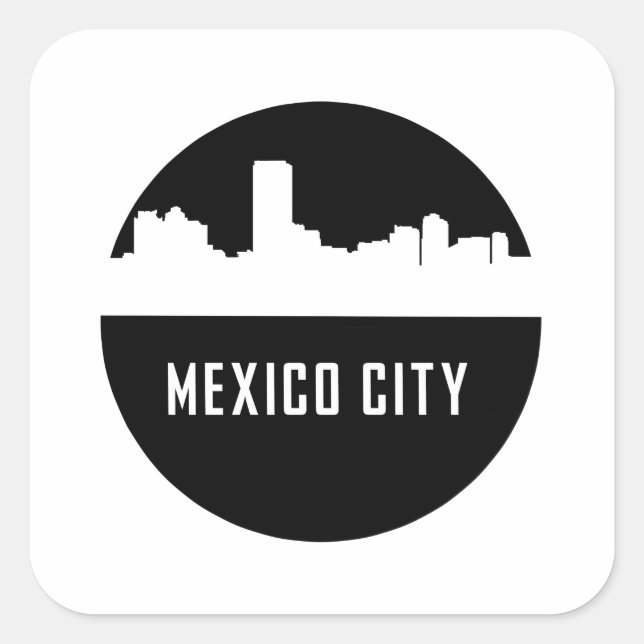 ADESIVO QUADRADO CIDADE DO MÉXICO (Frente)