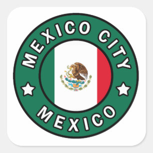 Adesivo Quadrado Cidade do México México