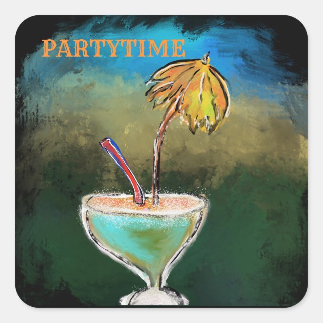 Adesivo Quadrado Cidade do Partido (Frente)