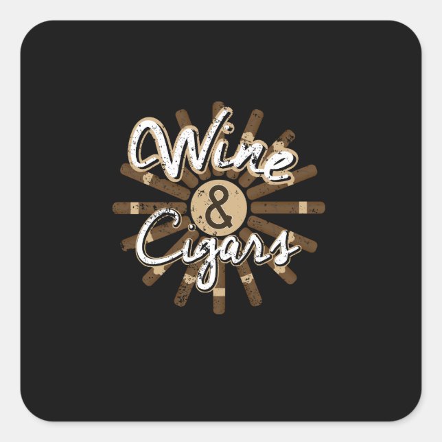 Adesivo Quadrado Cigarros Cigarros Cigarros Cigarro Presente Para V (Frente)