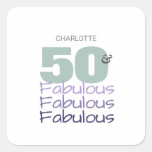 Cinquenta e Festa de aniversário fabulosa