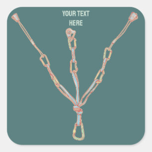 Adesivo Quadrado Cintura de subida de rocha