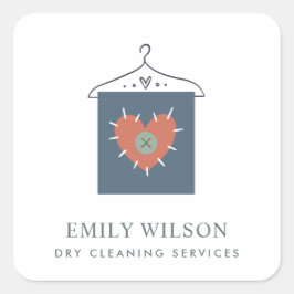 Adesivo Quadrado Cinza AQUA LARANJA ROUPAS VERMELHAS COM ROUPAS SEC