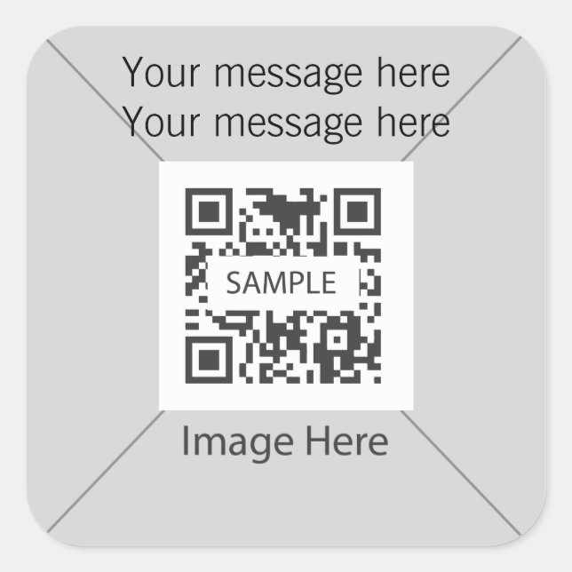 Adesivo Quadrado Cinza de Modelo adesiva 1 (Frente)