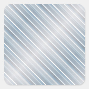 Adesivo Quadrado cinzas com na moda striped azul