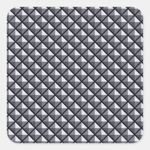 Adesivo Quadrado Cinzas do Gunmetal, olhar metálico, grade enchida