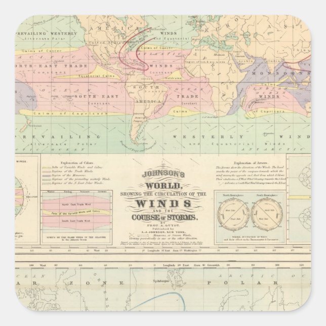 Adesivo Quadrado Circulação dos ventos (Frente)