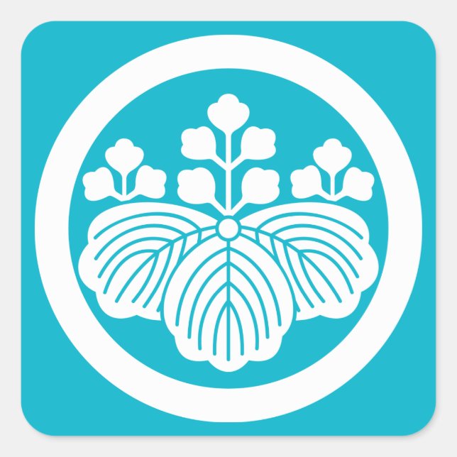 Adesivo Quadrado Círculo com Kiri de Cinco Três (Frente)