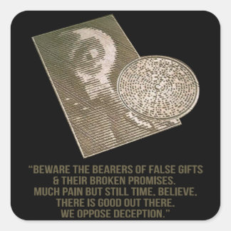 Adesivo Quadrado Círculo de Culturas Artísticas