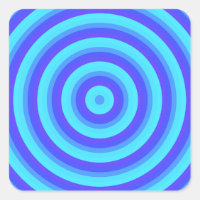 Círculos Azuis Neon Psicodélicos