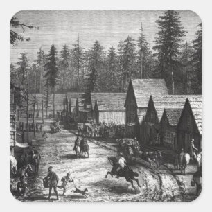 Adesivo Quadrado Cisco, condado da estação do Placer