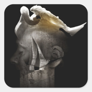 Adesivo Quadrado Cisne 2013