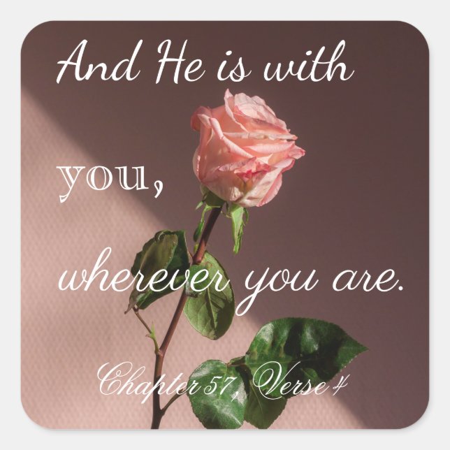 Adesivo Quadrado citação (Frente)