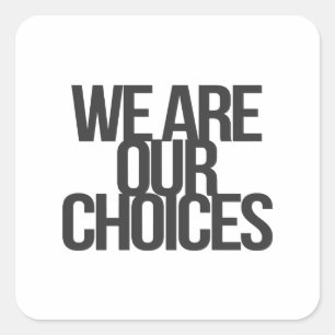 Adesivo Quadrado Citações inspiradoras e motivacionais