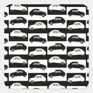Adesivo Quadrado Citroen 2CV