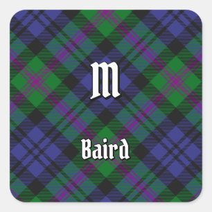 Adesivo Quadrado Clan Baird Tartan