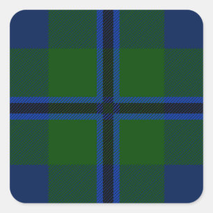 Adesivo Quadrado Clan Douglas Tartan