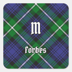 Adesivo Quadrado Clan Forbes Tartan