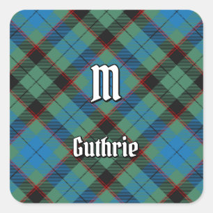 Adesivo Quadrado Clan Guthrie Tartan