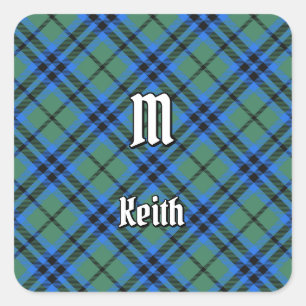 Adesivo Quadrado Clan Keith Tartan Square Sticker