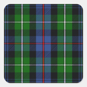 Adesivo Quadrado Clan MacKenzie Tartan