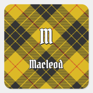 Adesivo Quadrado Clan Macleod de Lewis Tartan
