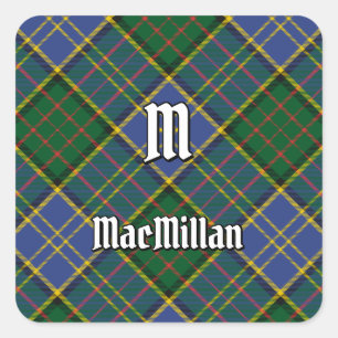 Adesivo Quadrado Clan MacMillan caçando Tartan