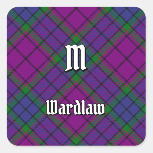 Adesivo Quadrado Clan Wardlaw Tartan