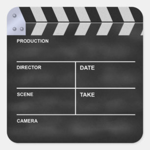 Adesivo Quadrado Clapperboard cinema "É a Minha Vida"