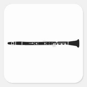 Adesivo Quadrado Clarinet