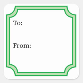 Adesivo Quadrado Classic Green