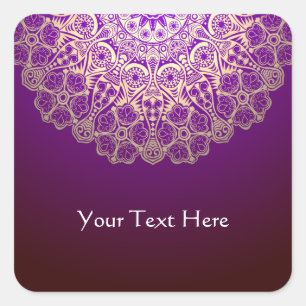 Adesivo Quadrado Classy Mandala Sticker