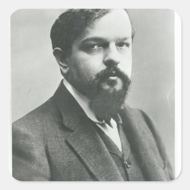 Adesivo Quadrado Claude Debussy (Frente)